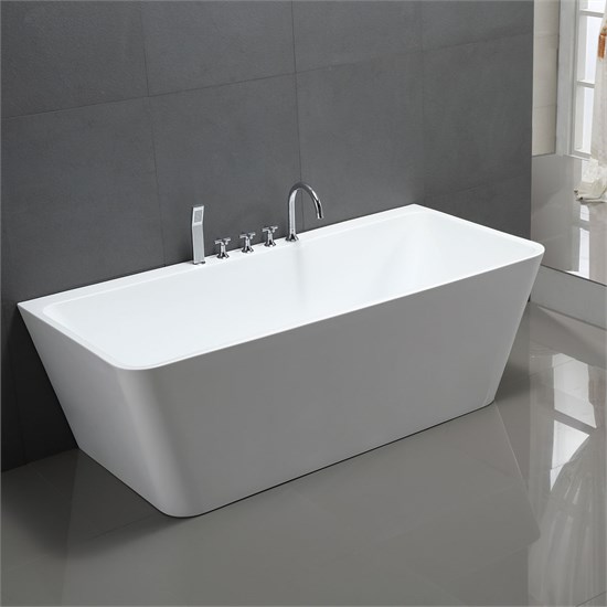VINCEA Ванна акриловая VBT-425-1700 1700*800*600, цвет белый, щелевой перелив VBT-425-1700 - фото 319167