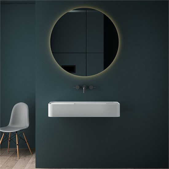 VINCEA Раковина из искусственного камня VWB-6S412MW, 1200*400*150, подвесная, цвет белый матовый VWB-6S412MW