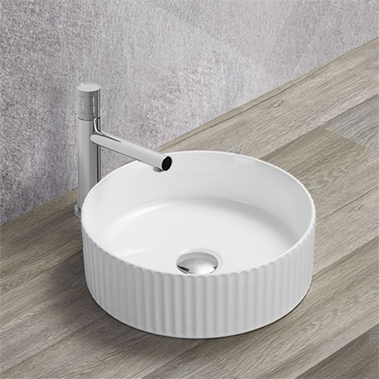 VINCEA Раковина керамическая VBS-501, 360*360*115, накладная, цвет белый VBS-501