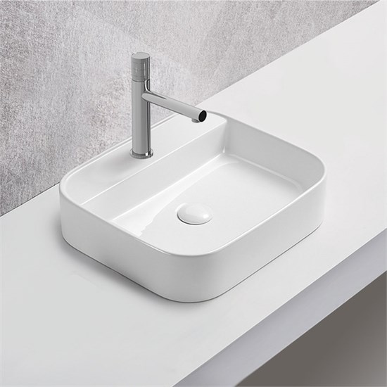 VINCEA Раковина керамическая VBS-50550, 500*400*110, накладная, цвет белый VBS-50550 - фото 319357