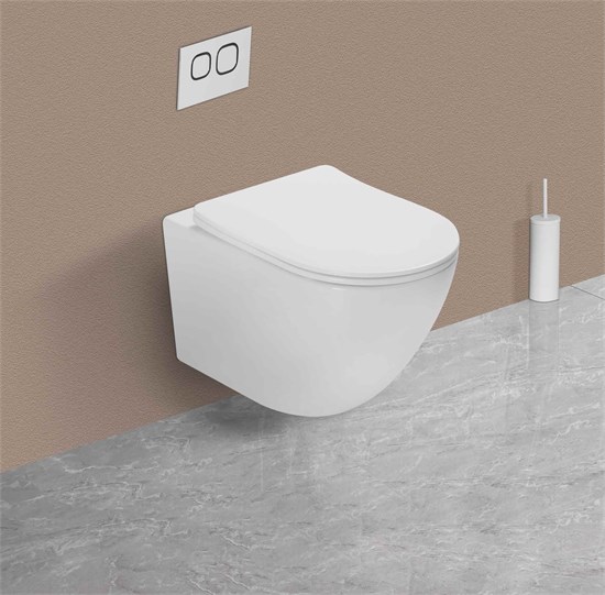 VINCEA Globo Унитаз подвесной Globo VT1-14ST Tornado, цвет белый, ультратонкое сиденье soft-close VT1-14ST