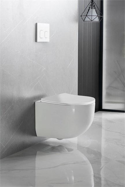 VINCEA Globo Унитаз подвесной Tornado Globo VT1-52T безободковый, цвет белый, ультратонкое soft-close сиденье VT1-52T