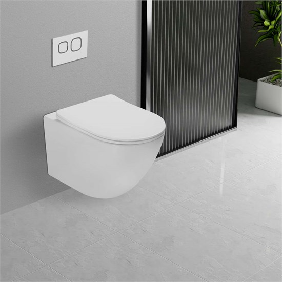 VINCEA Globo Унитаз подвесной Globo VT1-14T Tornado, цвет белый, ультратонкое soft-close сиденье VT1-14T