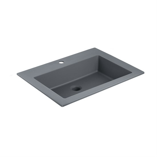 VINCEA Раковина VCB-13600G из кварца, цвет серый VCB-13600G