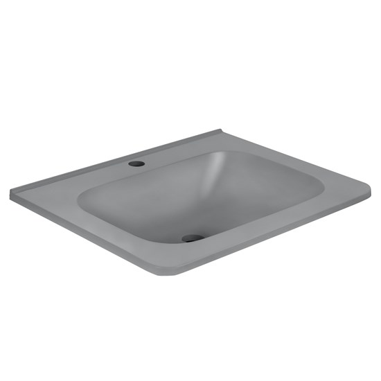 VINCEA Раковина VCB-2VP600G из кварцевого камня, цвет серый VCB-2VP600G - фото 320532