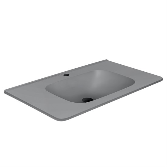 VINCEA Раковина VCB-2VP800W из искусственного камня, цвет белый VCB-2VP800G - фото 320573