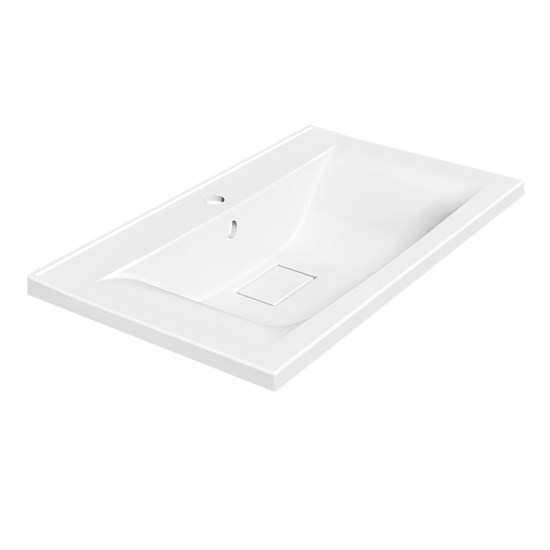 VINCEA Раковина VCB-3M750W из искусственного камня, цвет белый VCB-3M750W - фото 320887