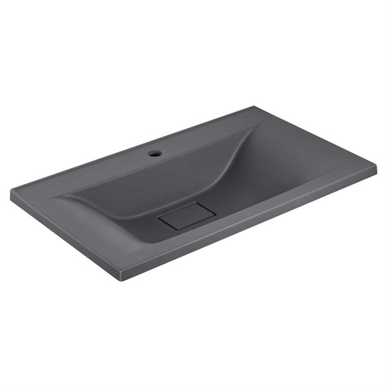 VINCEA Раковина VCB-3M800G из кварцевого камня, цвет серый VCB-3M800G - фото 320940