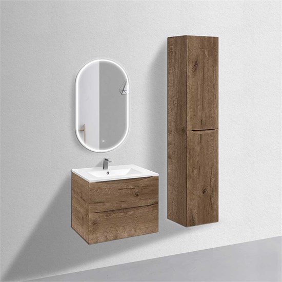 VINCEA База под керамическую раковину Mia 700 подвесная, 2 выкатных ящика soft close, V.Oak VMC-2MC700VO - фото 321072