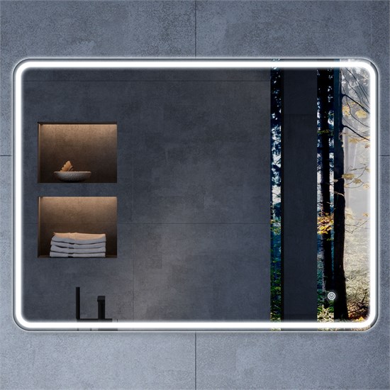 VINCEA Зеркало LED VLM-3VC1007 1000х700 c сенсорным выключателем и диммером VLM-3VC1007