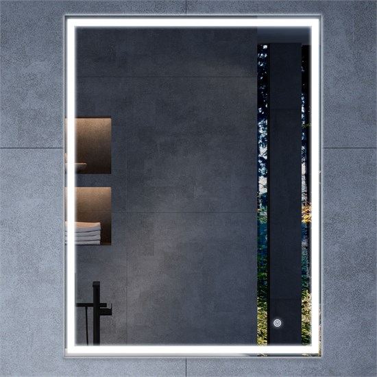 VINCEA Зеркало LED VLM-3VN600 600х800 c сенсорным выключателем и диммером VLM-3VN600