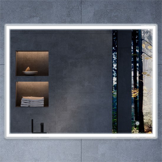 VINCEA Зеркало LED VLM-3VN900 900х700 c сенсорным выключателем и диммером VLM-3VN900