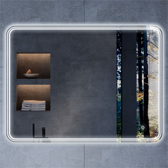VINCEA Зеркало LED VLM-3MA900 900х700 c сенсорным выключателем и диммером VLM-3MA900