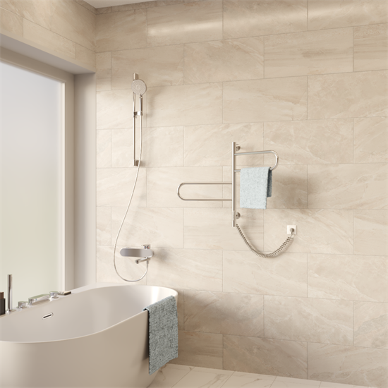 VINCEA Полотенцесушитель электрический VTD-1R1CE 44x60, хром, таймер VTD-1R1CE - фото 321910