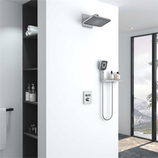 VINCEA Душевой комплект Inspire VSFW-3I21MT4RCH встраиваемый, термостатический, двухрежимный, хром VSFW-3I21MT4RCH - фото 323187