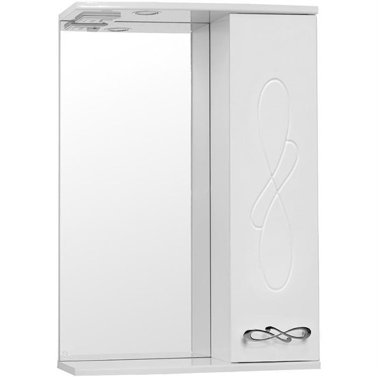 STYLE LINE Зеркальный шкаф Венеция 55/С ЛС-00000261 - фото 325219