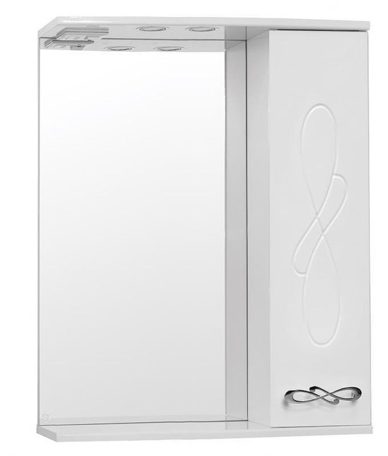 STYLE LINE Зеркальный шкаф Венеция 65/С ЛС-00000262 - фото 325226