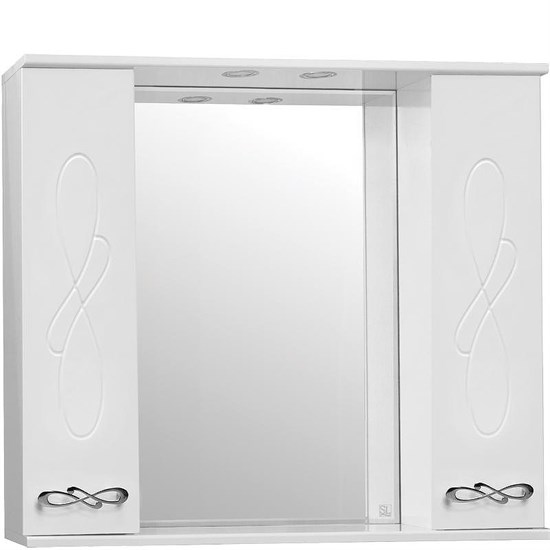STYLE LINE Зеркальный шкаф Венеция 90/С ЛС-00000264 - фото 325240