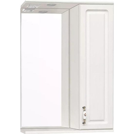 STYLE LINE Зеркальный шкаф "Олеандр-2 550/С", рельеф пастель ЛС-00000201