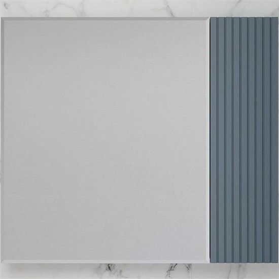 STYLE LINE Зеркальный шкаф «Стокгольм» 80 см графит софт ЛС-00002325