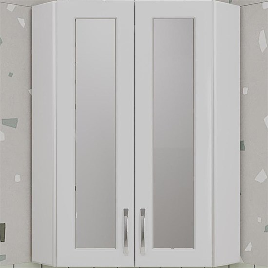 STYLE LINE Подвесной шкаф 450/800 угловой (стекло) ЛС-00002331