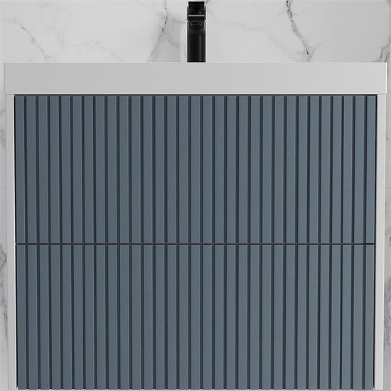 STYLE LINE Тумба подвесная "Стокгольм 70", Classic 70, (2 ящ.) графит софт, PUSH ЛС-00002312