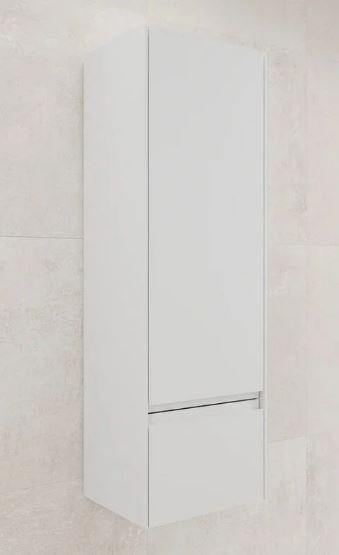 STYLE LINE Пенал "ЛИМА" 36, подвесной, 1 ящик, PLUS, эмаль, белый матовый ЛС-00002346