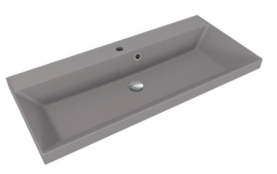 STYLE LINE Раковина для мебели ASTI 1000x450 кварц, серый шелк (отдельно не продается) СС-00002479