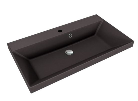 STYLE LINE Раковина для мебели ASTI 800x450 кварц, антрацит (отдельно не продается) СС-00002474