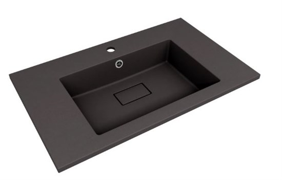 STYLE LINE Раковина для мебели LINE 1000*480 кварц, антрацит (отдельно не продается) СС-00002456