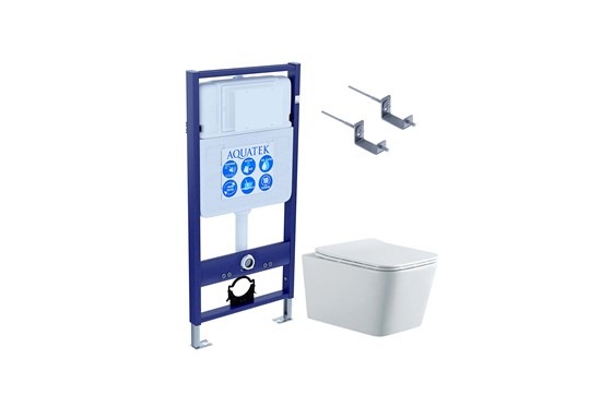 SET AQUATEK ЛИБРА N KKI2 (рама AQUATEK Standard INS-0000012+кпереж KKI-0000002+унитаз ЛИБРА New AQ0530N-00 с тонким сиденьем soft-close SET AQUATEK ЛИБРА N KKI2