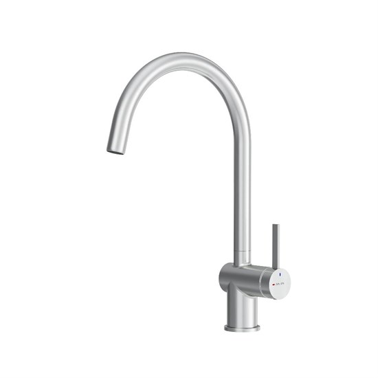 AM.PM Func Смеситель для кухни с С-изливом, сатин F8F07011