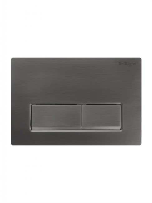 BELBAGNO Кнопка смыва BB-15R-GM, оружейная сталь BB-15R-GM