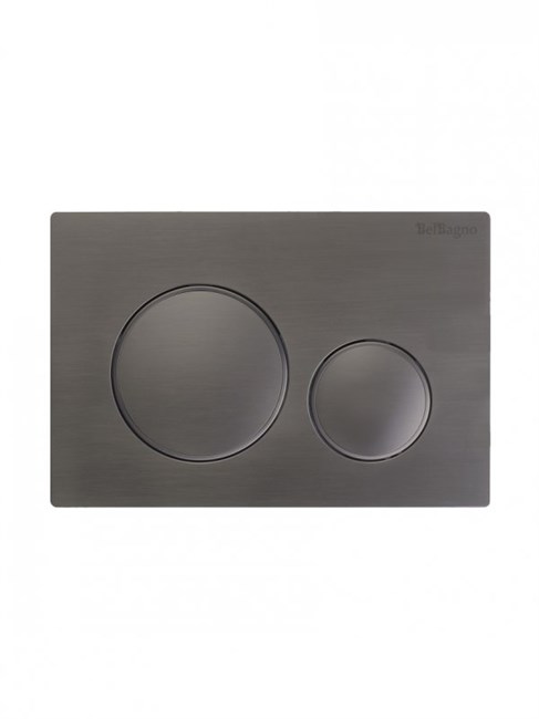 BELBAGNO Кнопка смыва BB-17C-GM, оружейная сталь BB-17C-GM