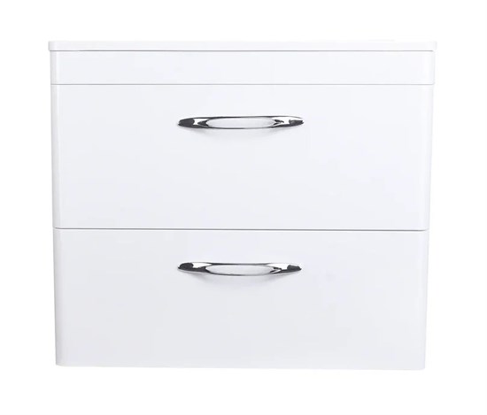 STYLE LINE El Fante Kara El Fante Тумба подвесная "Каре 70" (2 ящ.) Люкс белая, PLUS СС-00002269