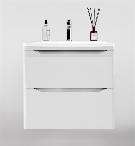 STYLE LINE El Fante Marella El Fante Тумба подвесная "Марелла 60" (2 ящ.) Люкс антискрейтч белый глянец, PLUS СС-00002405