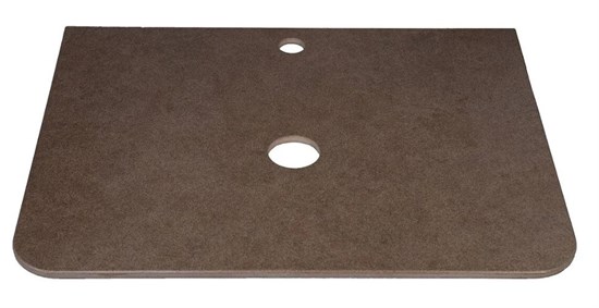 STYLE LINE El Fante Atlantica El Fante Столешница керамогранит под тумбу "Атлантика 60" MI03, цвет бежевый тёмный СС-00002232