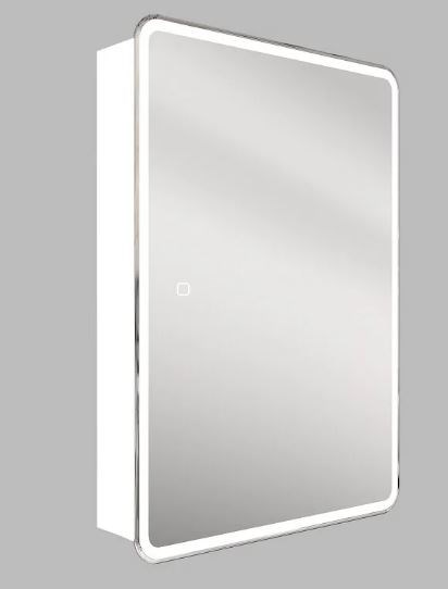 STYLE LINE El Fante Kara El Fante Зеркало-шкаф "Каре 40*80 универсальное" с подсветкой, сенсор с диммером на зеркале СС-00002462