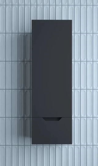 STYLE LINE Пенал "Остин" 360 см подвесной 1 ящик графит эмаль PLUS ЛС-00002416