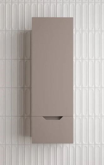 STYLE LINE Пенал "Остин" 360 см подвесной 1 ящик тауп темный эмаль PLUS ЛС-00002418