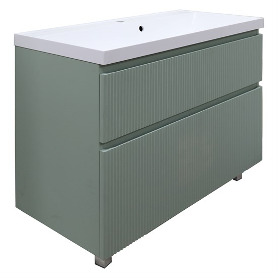 AZARIO Комплект Тумба Viola 100/2Н 1000х450х850 напольная, с раковиной Астория 100, фисташковый (CS00097145) CS00097145