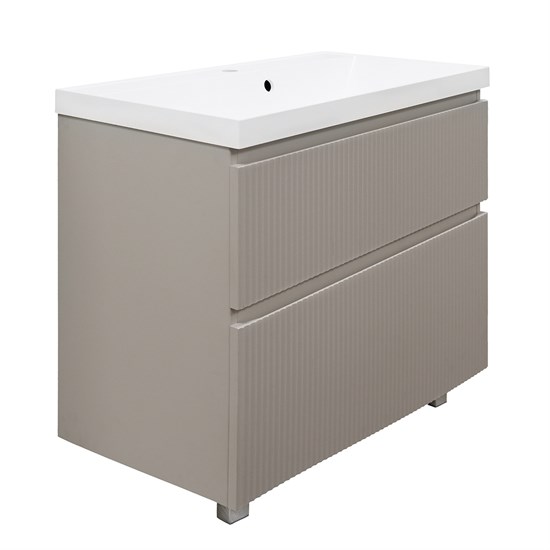 AZARIO Комплект Тумба Viola 100/2Н 1000х450х850 напольная, с раковиной Астория 100, бежевый (CS00097147) CS00097147