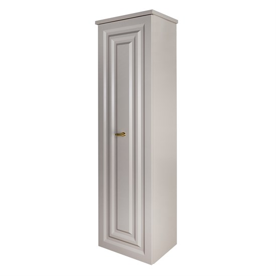 AZARIO Пенал подвесной LAURA 400х330х1350 левосторонний, кашемир, фурнитура золото (CS00096955) CS00096955