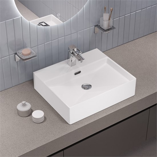 IDDIS Умывальник накладной/подвесной, белый глянцевый, Bild, , BILWS50i27 BILWS50i27