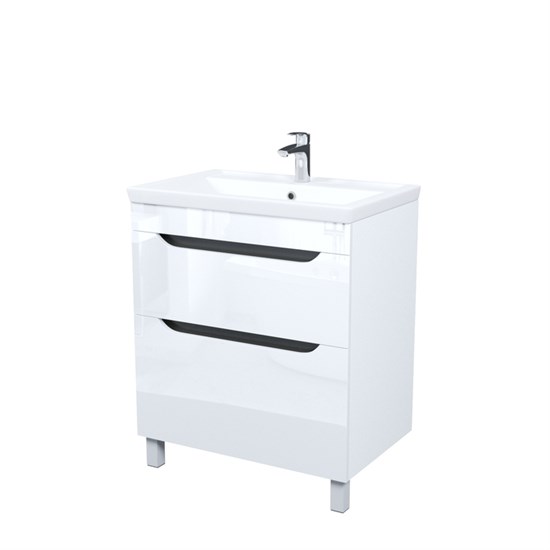 IDDIS Тумба с умывальником, напольная, 70 см, белый, Ray, , RAY70WFi95K RAY70WFi95K