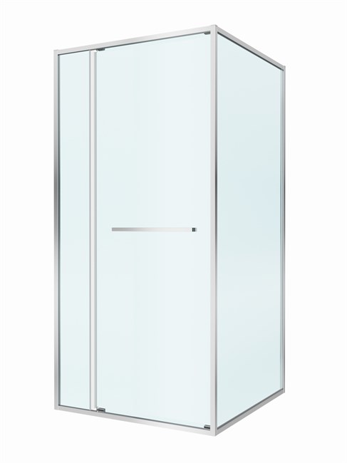 CEZARES Lux Душевой уголок квадратный двери раздвижные размер 100x100 см, цвет профиль - хром / стекло - прозрачное LUX-A-FS-11-100-C-CR