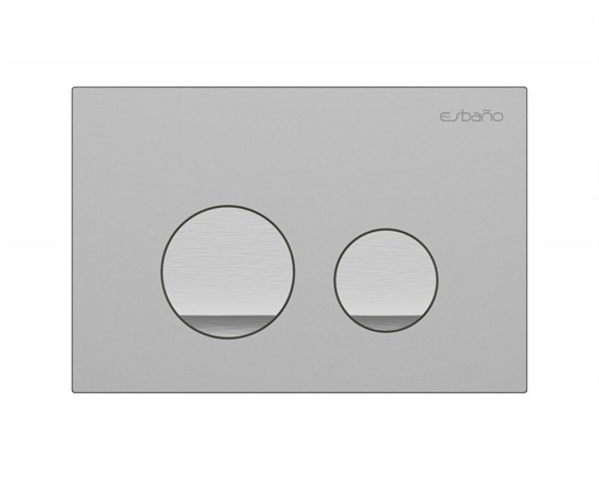 ESBANO Клавиши слива SLIM-37GM, крепёжная рамка, оружейная сталь ESINSLIM37GM