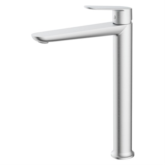 AZARIO Смеситель для раковины-чаши Alanti высокий, керамический картридж, сатин (AZ-K9032BN) AZ-K9032BN