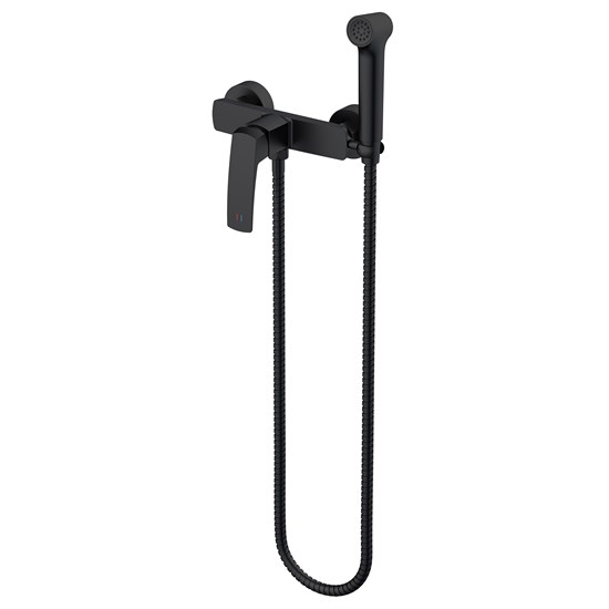 AZARIO Гигиенический душ Conda со смесителем, керамический картридж, шланг 150 см, черный матовый (AZ-K2511B) AZ-K2511B