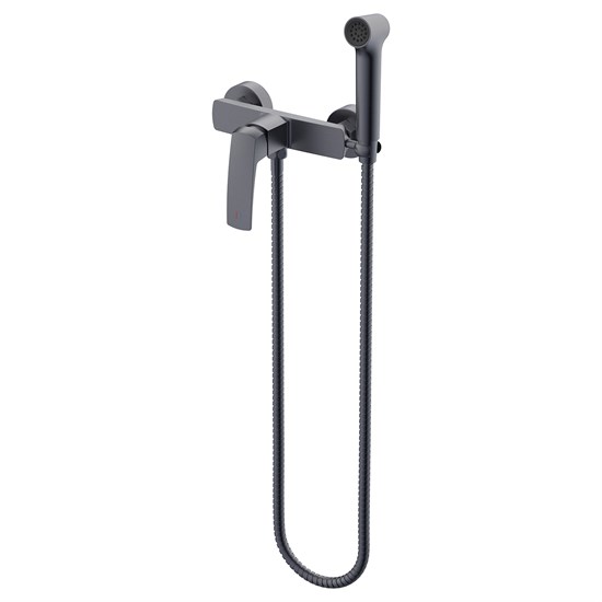 AZARIO Гигиенический душ Conda со смесителем, керамический картридж, шланг 150 см, графит (AZ-K2511GR) AZ-K2511GR